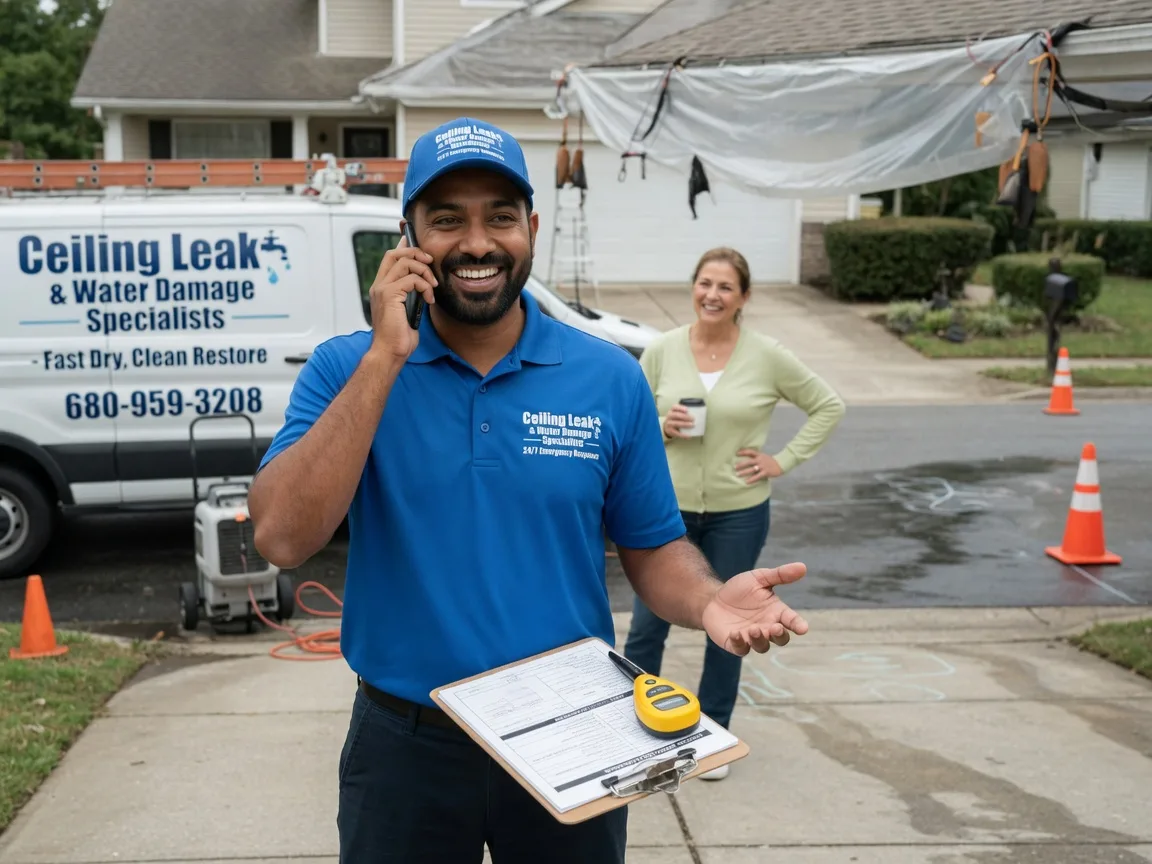Ceiling Leak Cleanup Fishing Creek, MD FAQs